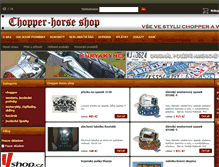 Tablet Screenshot of chopperhorse.cz